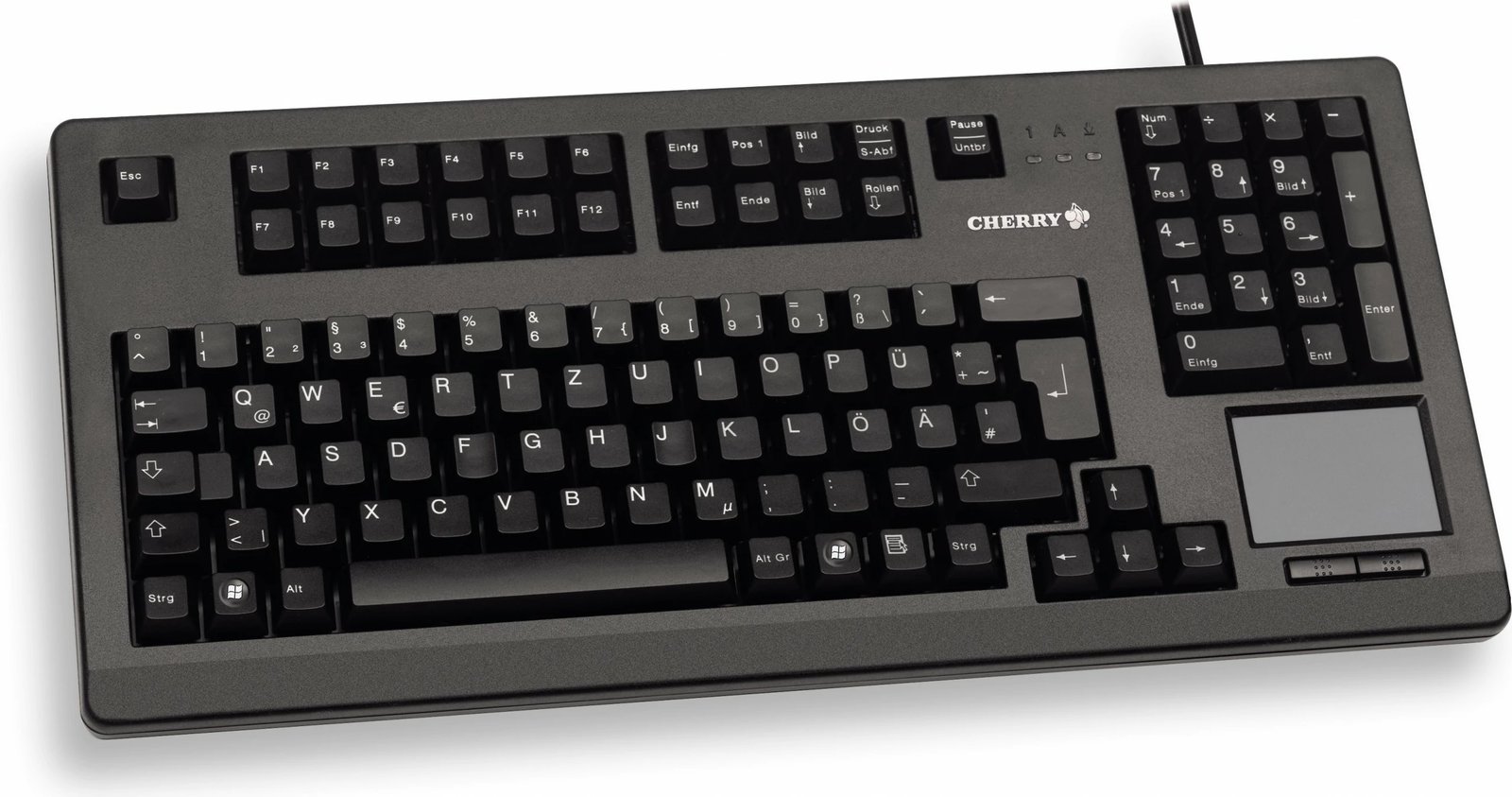 Tastierë Cherry TouchBoard G80-11900, Full-size, Wired, USB, Mekanike, QWERTZ, E zezë