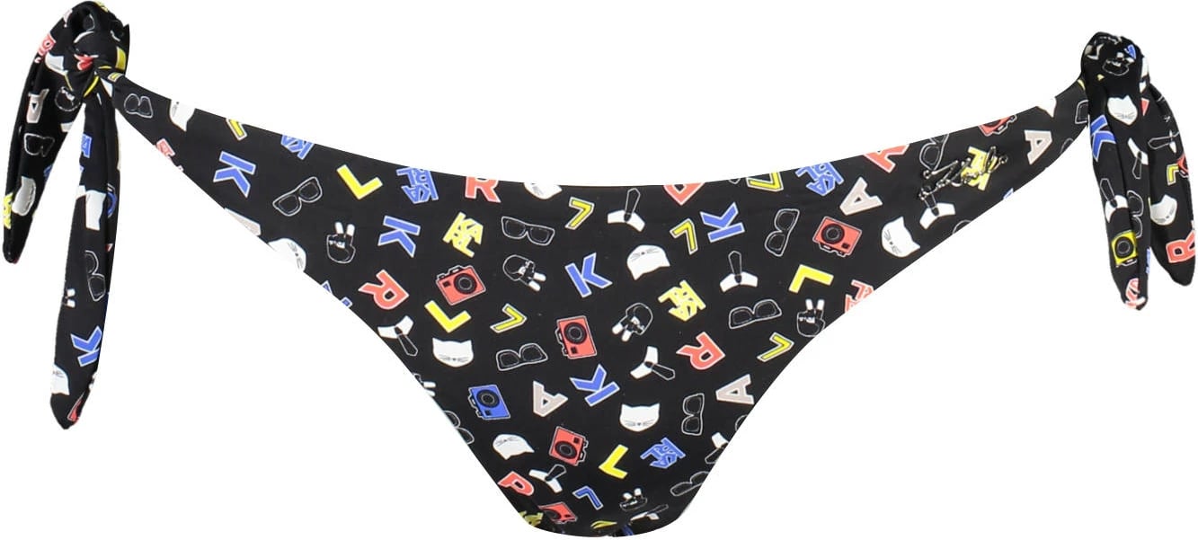 Bikine për femra KARL LAGERFELD BEACHWEAR, të zeza