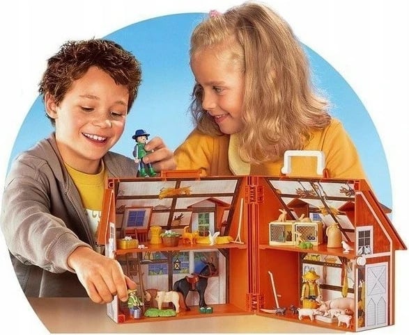 Set lodrash Playmobil 4142 My Portable Farm, 61 pjesë