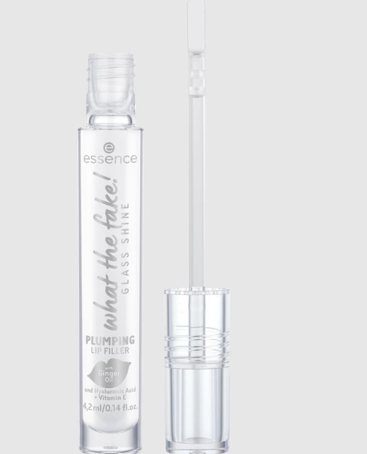 Shkëlqyes për buzë Essence What The Fake! Glass Shine Plumping Lip Filler 01 Oh So Glassy, ??4.2 ml