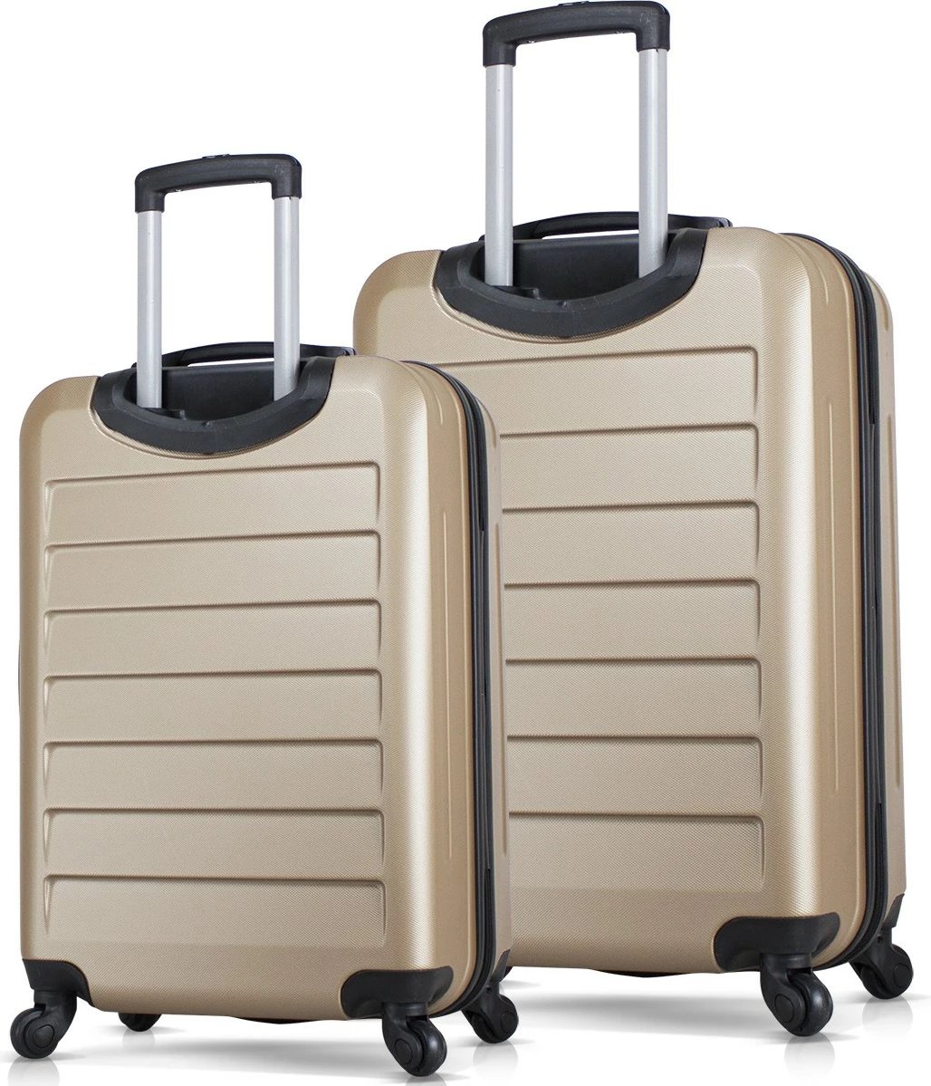 Set valixhesh (2 copë), ngjyrë ari, Zoozie Bags, 6516