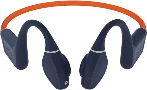 Kufje Creative Outlier Free Pro Plus, pa tela, MP3 Player 8GB, Bluetooth 5.3, Neck-wrap, Grafit-Portokalli