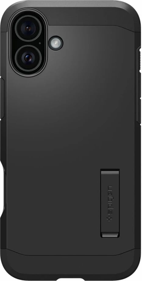 Mbështjellës Spigen Tough Armor MagSafe për iPhone 16, i zi