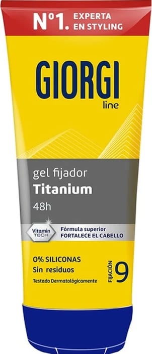 Xhel për stilim flokësh Giorgi Line Titanium 170ml