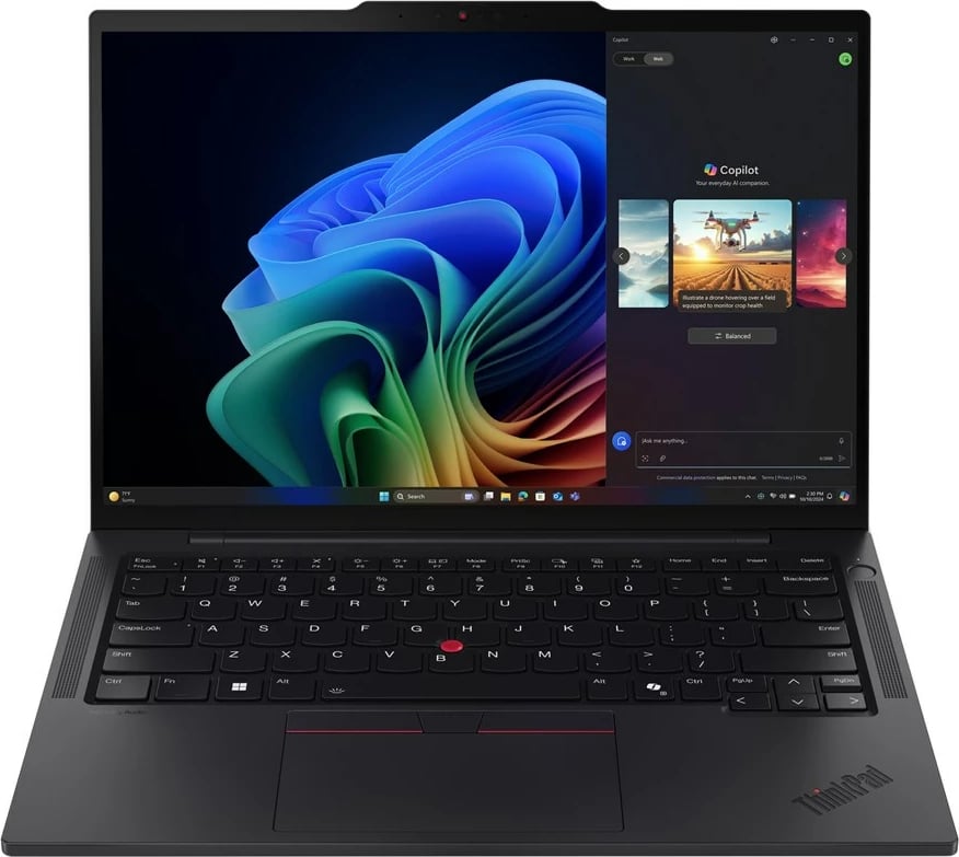 Laptop Lenovo ThinkPad T14s Gen 6, 14", AMD Ryzen AI 7 PRO 360, 32 GB RAM, 512 GB SSD, Windows 11 Pro, Zi