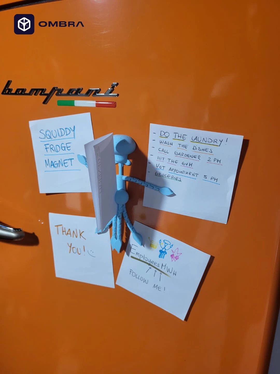 Squiddy Fridge Magnet - e gjelbert