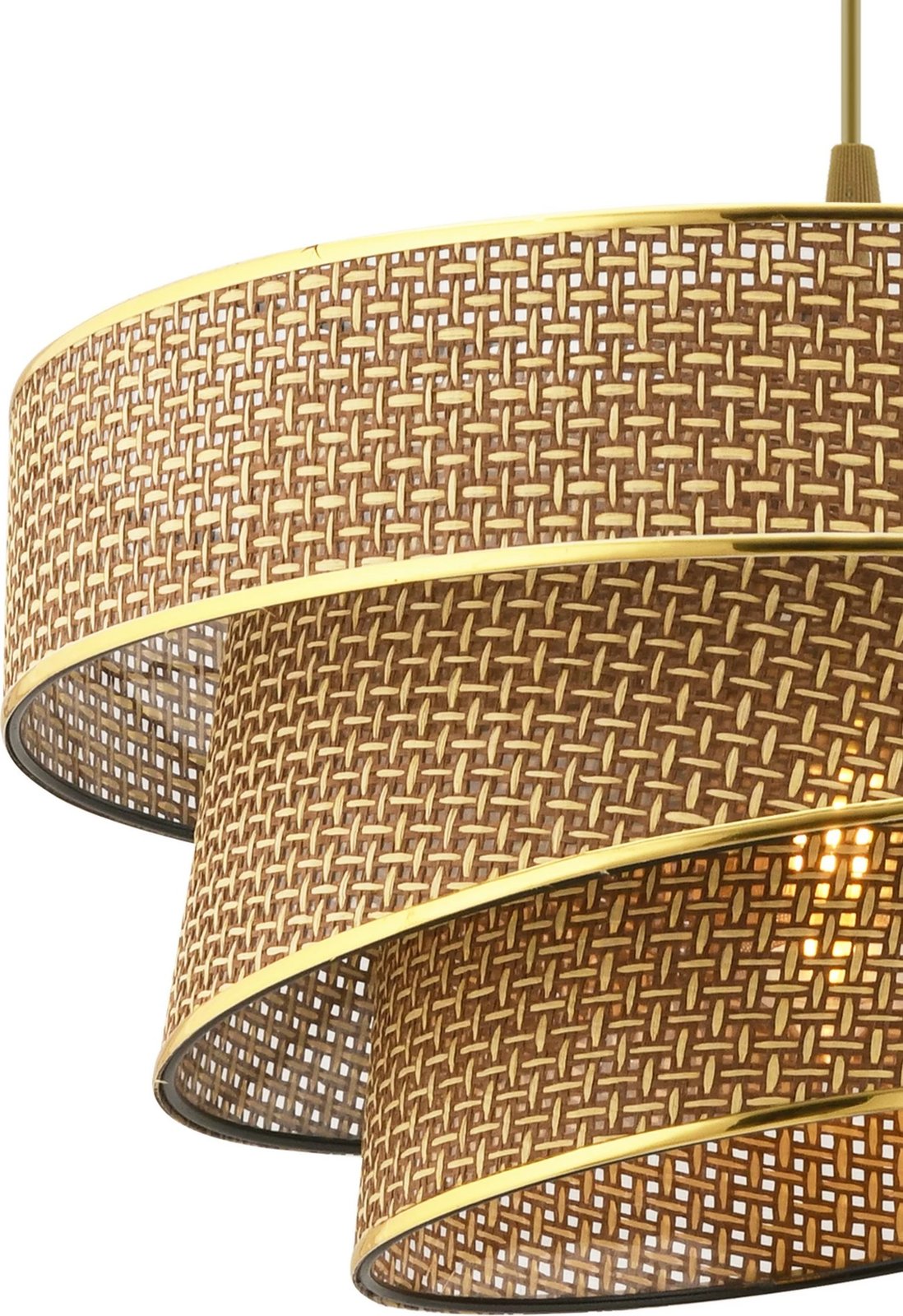 Llambë tavani Opviq Couper Hazeran, bezhë, ari