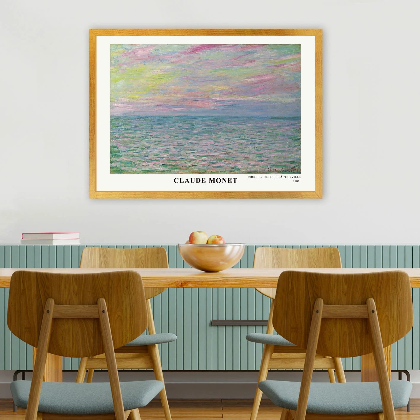 Pikturë dekorative me kornizë, shumëngjyrëshe, Wallity, AC6323-3545