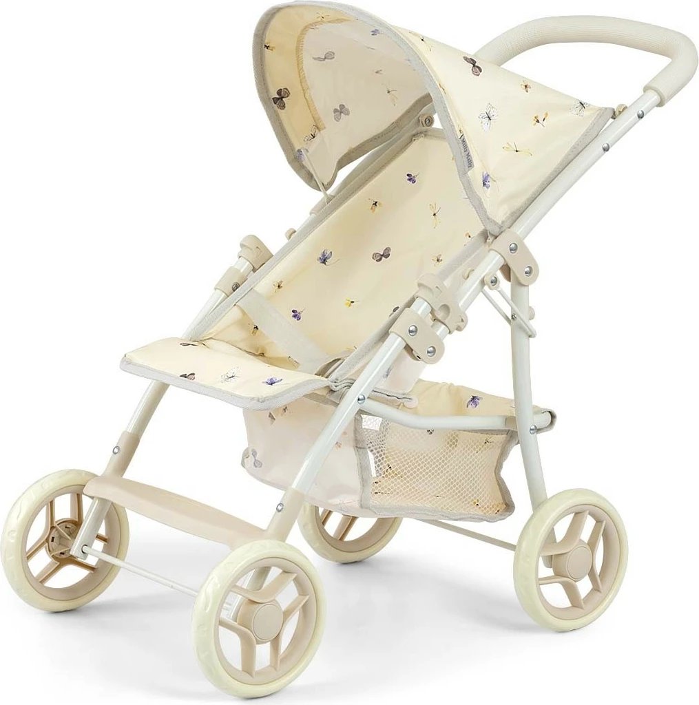 Karrocë lodër për kukulla Milly Mally Natalie Nature, krem, 53.5 cm