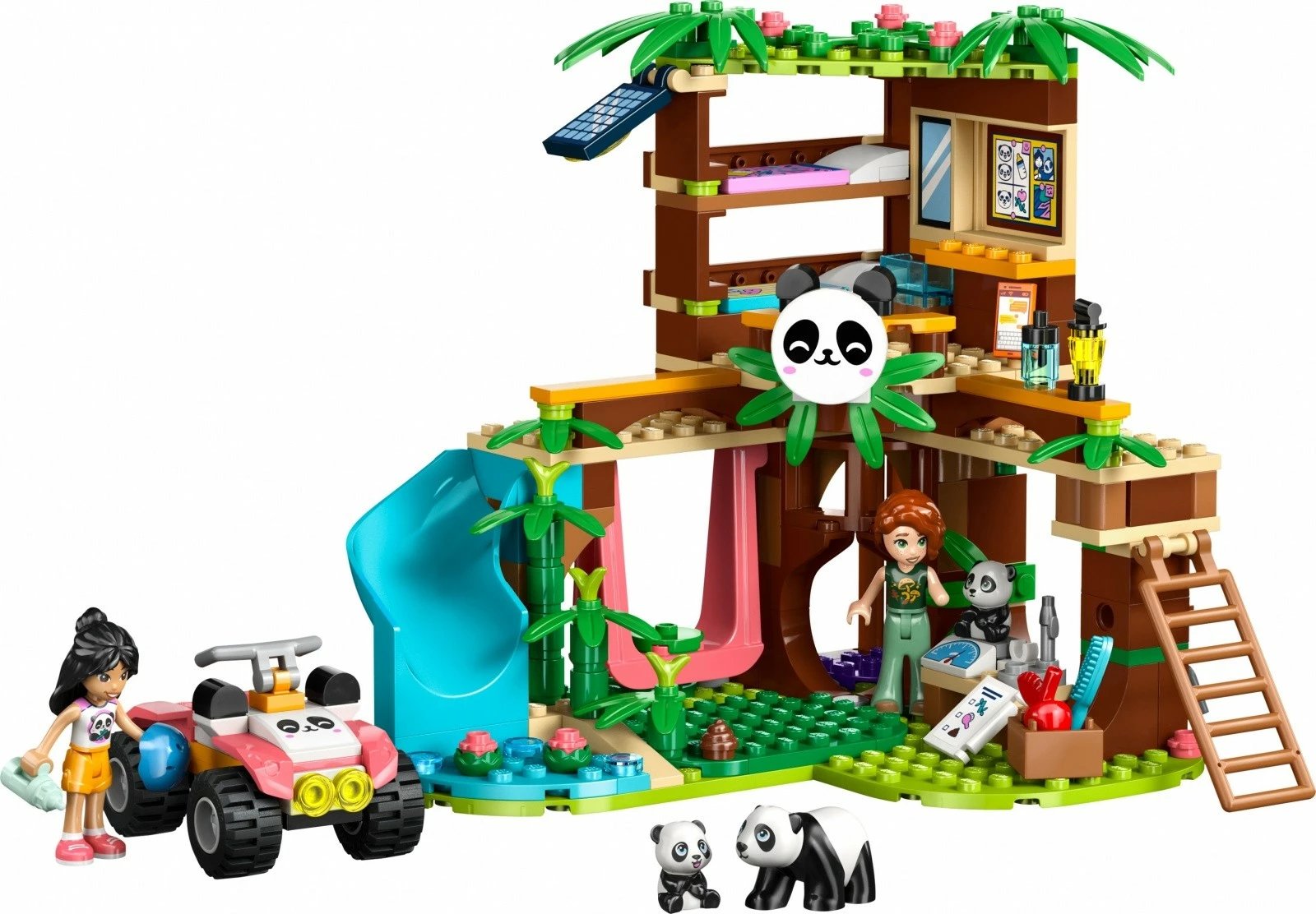 Set LEGO Friends Panda Care in the Reserve 42648, 243 pjesë, për fëmijë, shumëngjyrësh