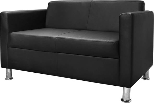 Divan dy vendesh Cubo PU i zi FH3033.02 120x71x73cm