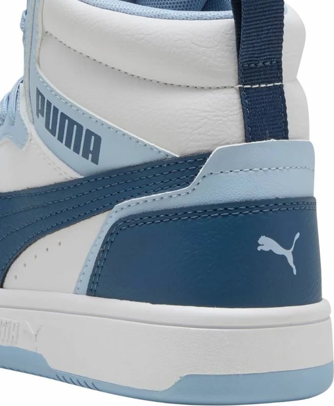 Atlete për fëmijë Puma, të bardha e kaltër