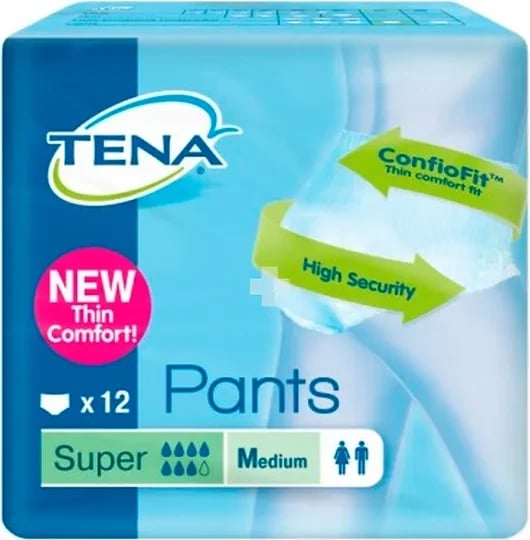 Pantallona për inkontinencë TENA Super Medium unisex 12 copë