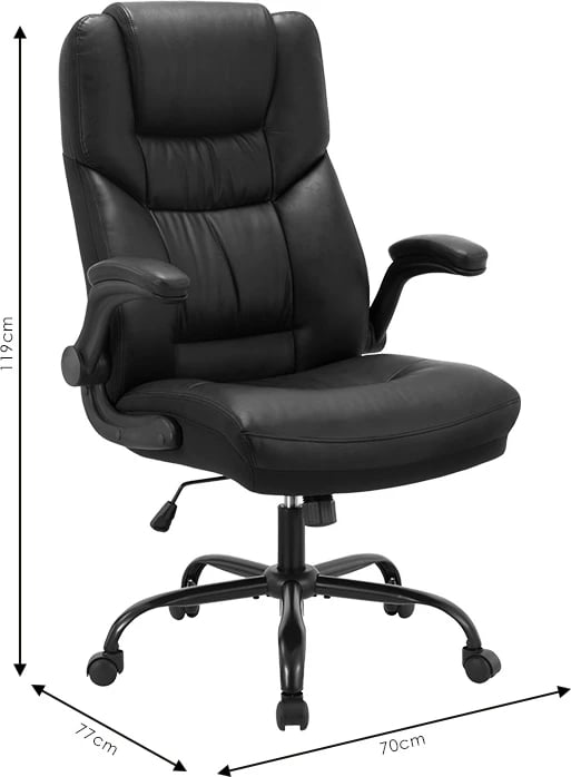 Karrige për zyre Stellar, e zezë