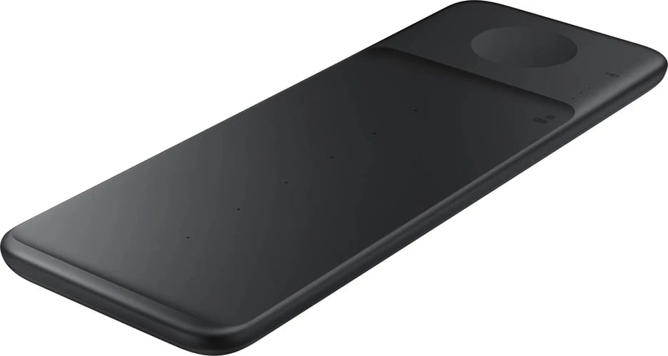 Karikues wireless Samsung Trio EP-P6300TBEGEU 3-në-1, me karikues muri dhe kabllo, i zi