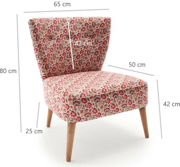 Karrige Wing Atelier del Sofa, model Viola Berjer Sardunya, shumëngjyrëshe