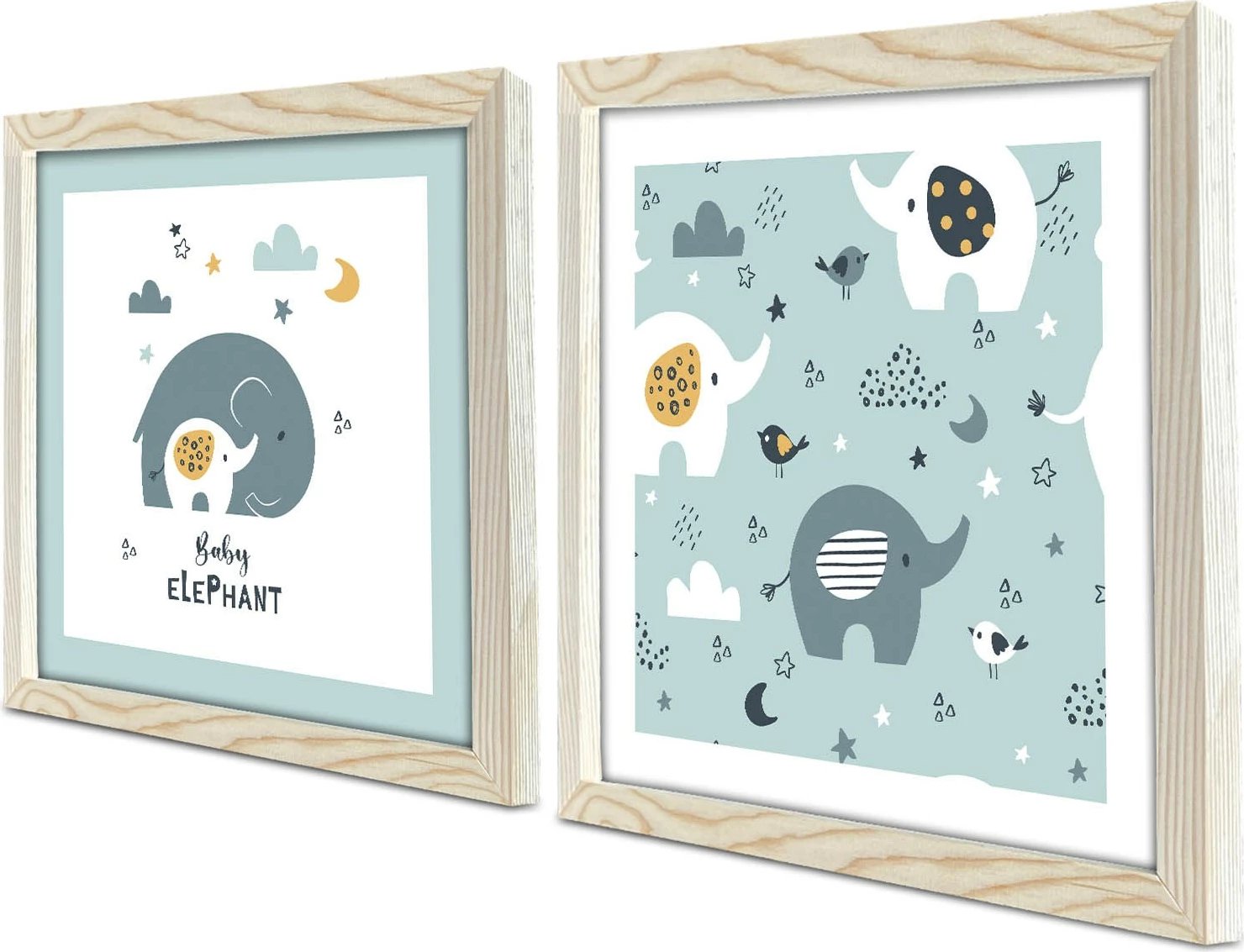 Pikturë dekorative me kornizë MDF (2 copë), Wallity, 2P3333KCT-015