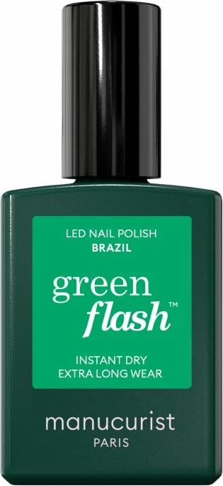 Llak për thonj për femra Manucurist Green Flash Brazil 15ml
