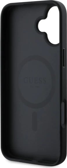 Mbështjellës Guess 4G Printed Stripes MagSafe për iPhone 16, zi Mbështjellës Guess 4G Printed Stripes MagSafe për iPhone 16, zi