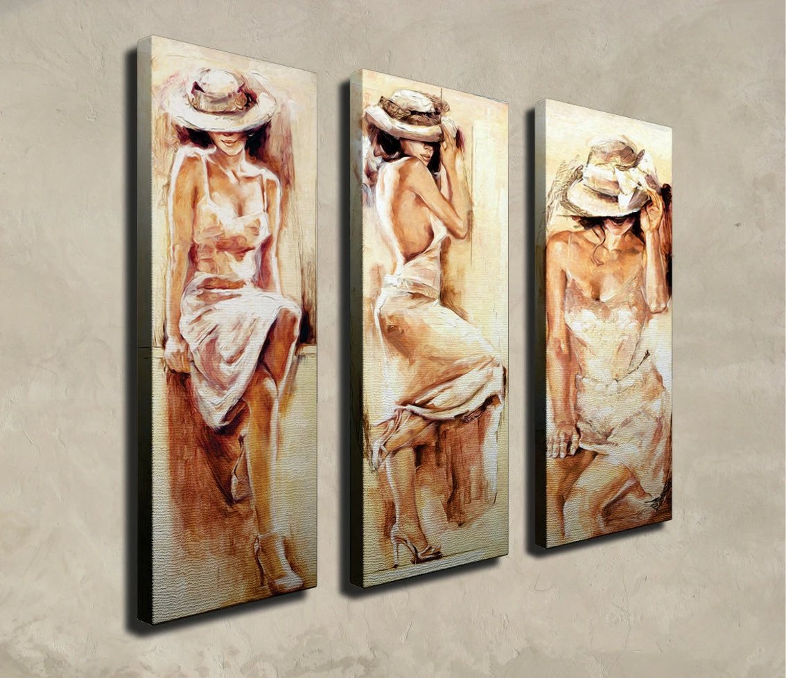 Pikturë dekorative në kanavacë (3 pjesë), Wallity, CU14