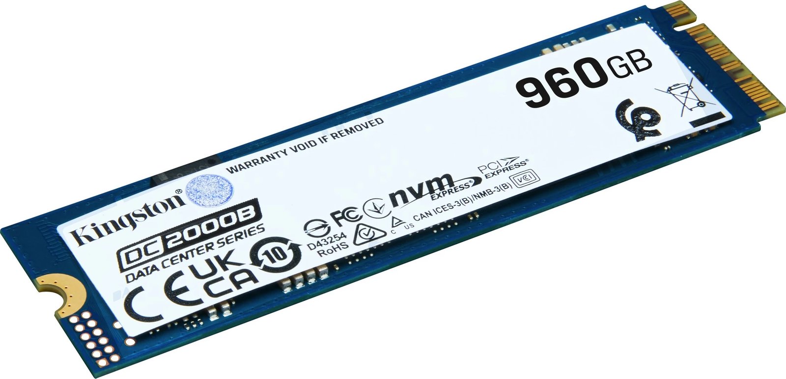 SSD Kingston DC2000B 960 GB PCIe 4.0 M.2, i zi