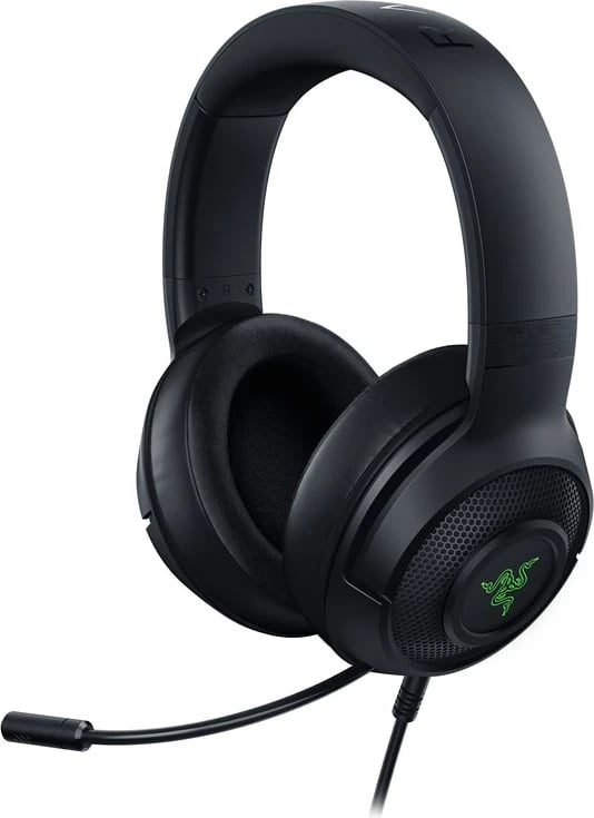 Kufje Razer Kraken V3 X, me kabllo, për lojëra, USB Type-A, Të zeza