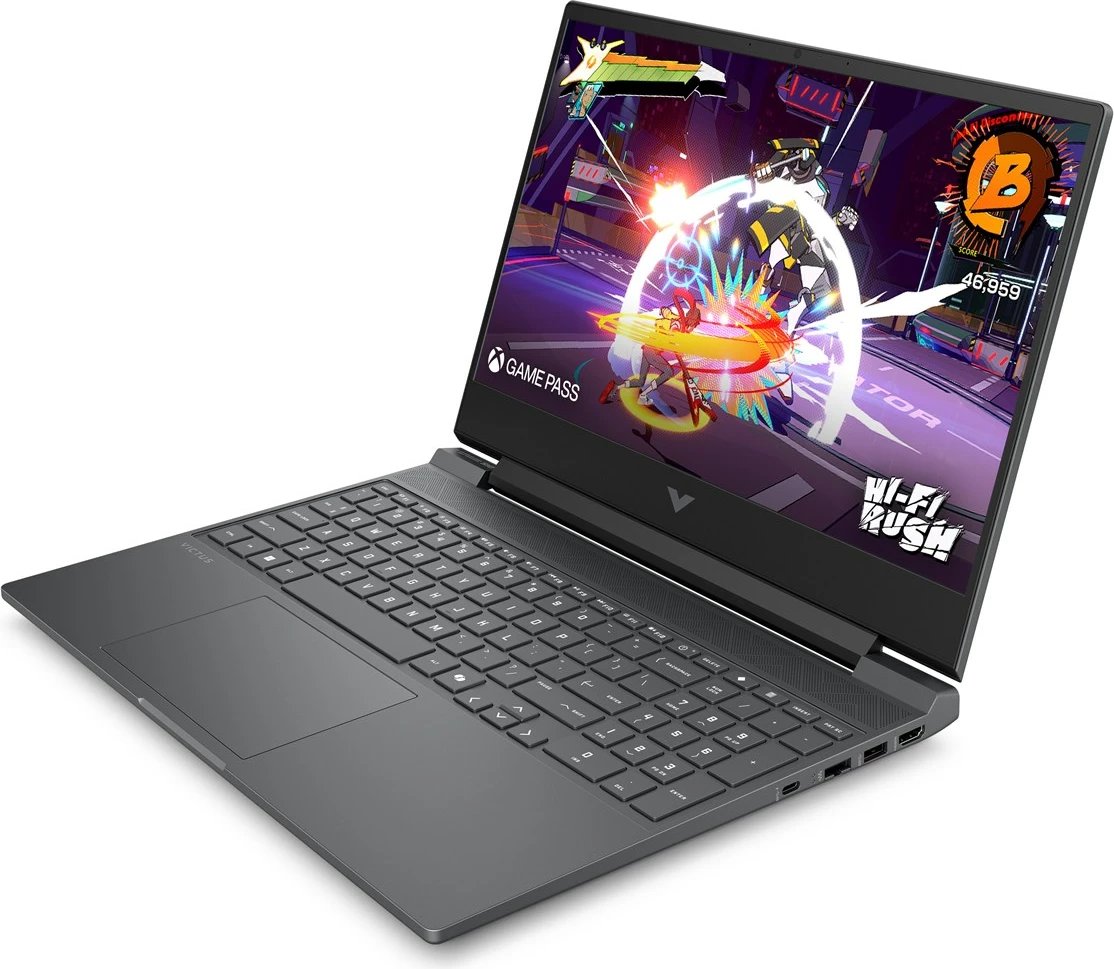 Laptop gaming HP Victus 15-fa2243nw, Intel Core i5-13420H, 16GB RAM, 512GB SSD, RTX 4050, 15.6" FHD, Gri