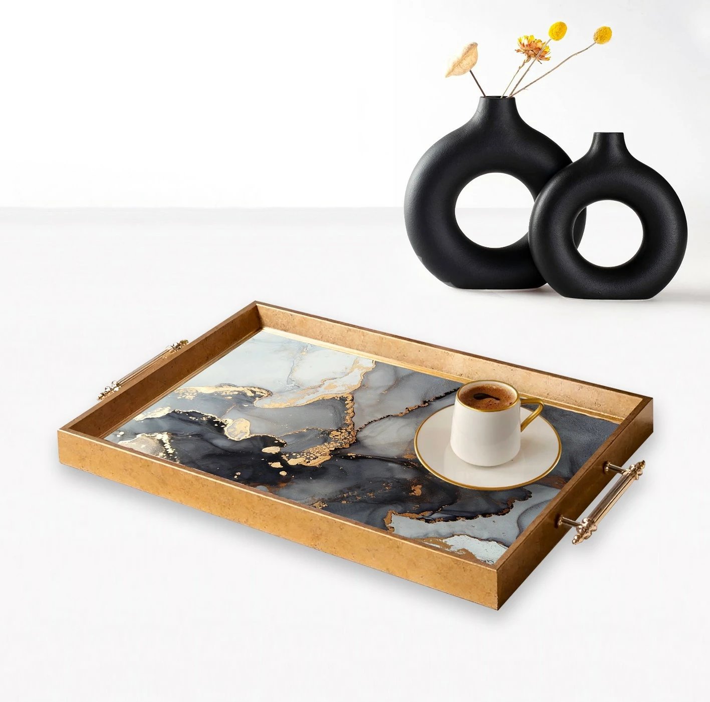 Tabaka prej qelqi, dizajn Aberto, TPEA9869, shumëngjyrëshe