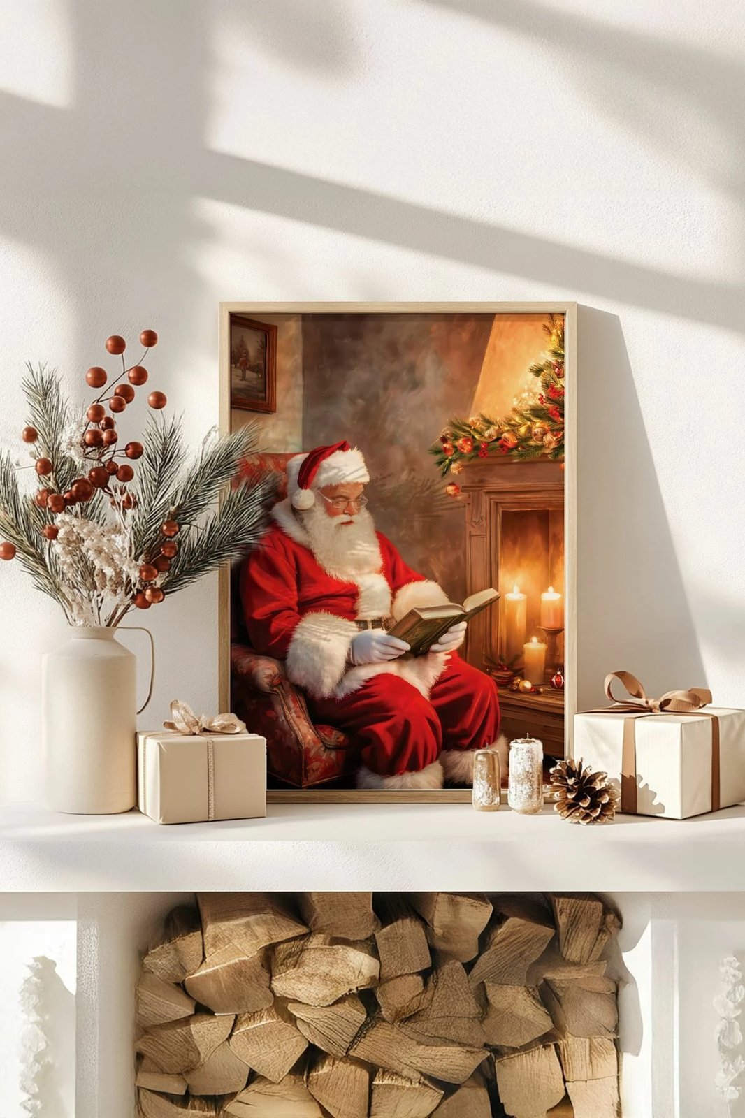 Pikturë dekorative me kornizë, shumëngjyrëshe, Wallity, Nwyearsngmdl96