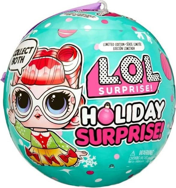 Kukull lodër L.O.L. Surprise Holiday Surprise, 1 copë, për vajza