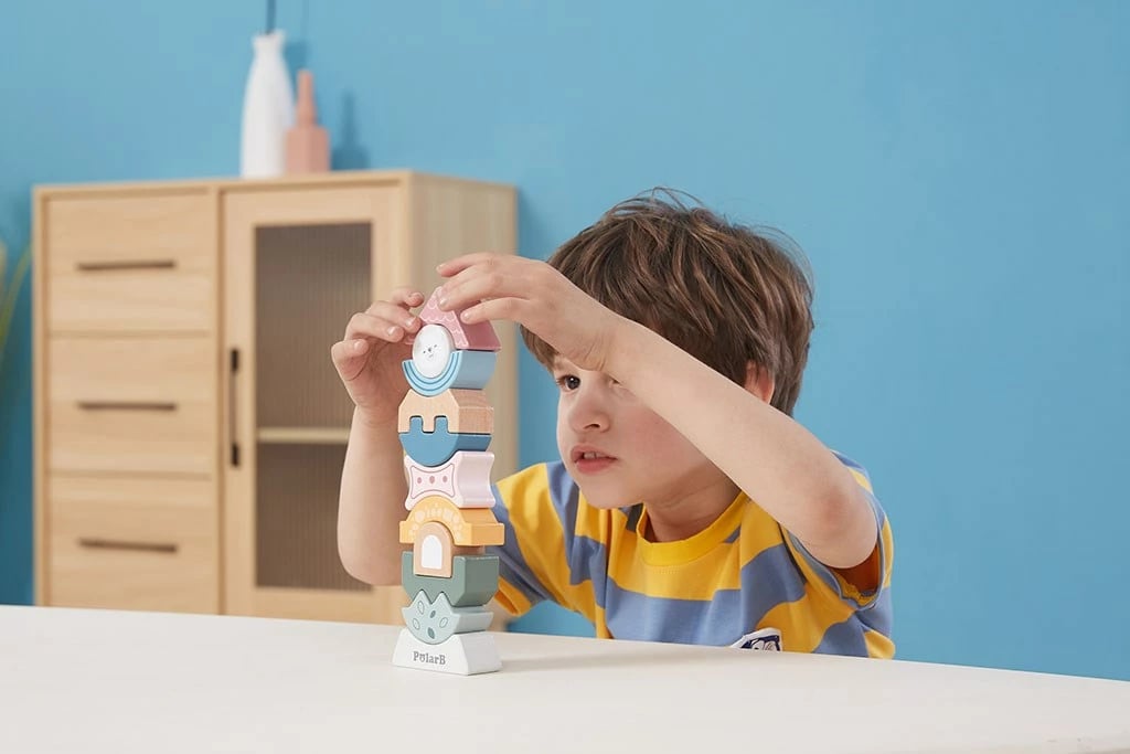 kullë druri, Viga PolarB, 11 forma grumbullimi, për 18+ muaj, shumëngjyrëshe