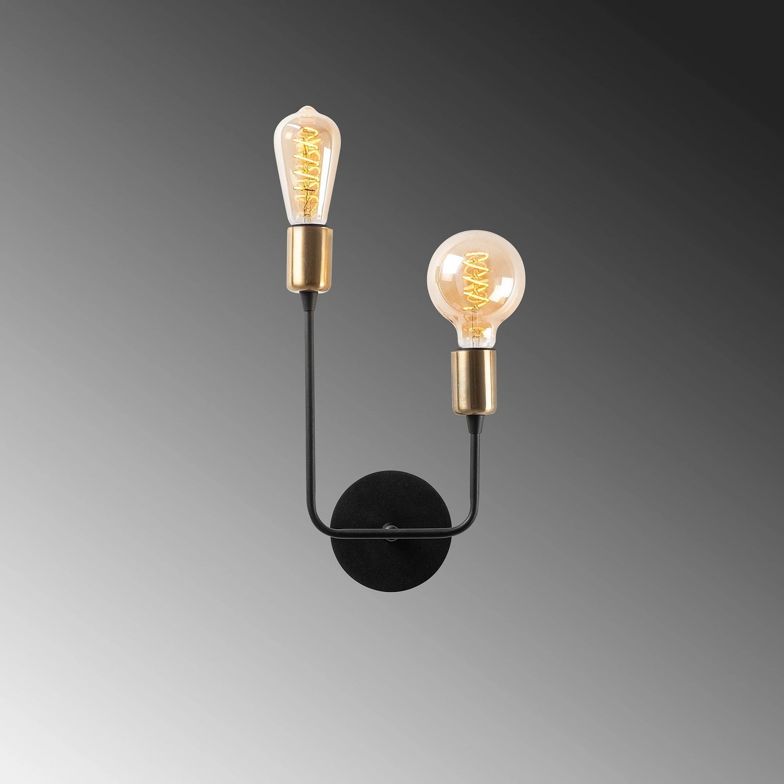 Llambë muri Opviq, Dolma - 3081, ngjyrë e zezë Llambë muri Opviq, Dolma - 3081, ngjyrë e zezë