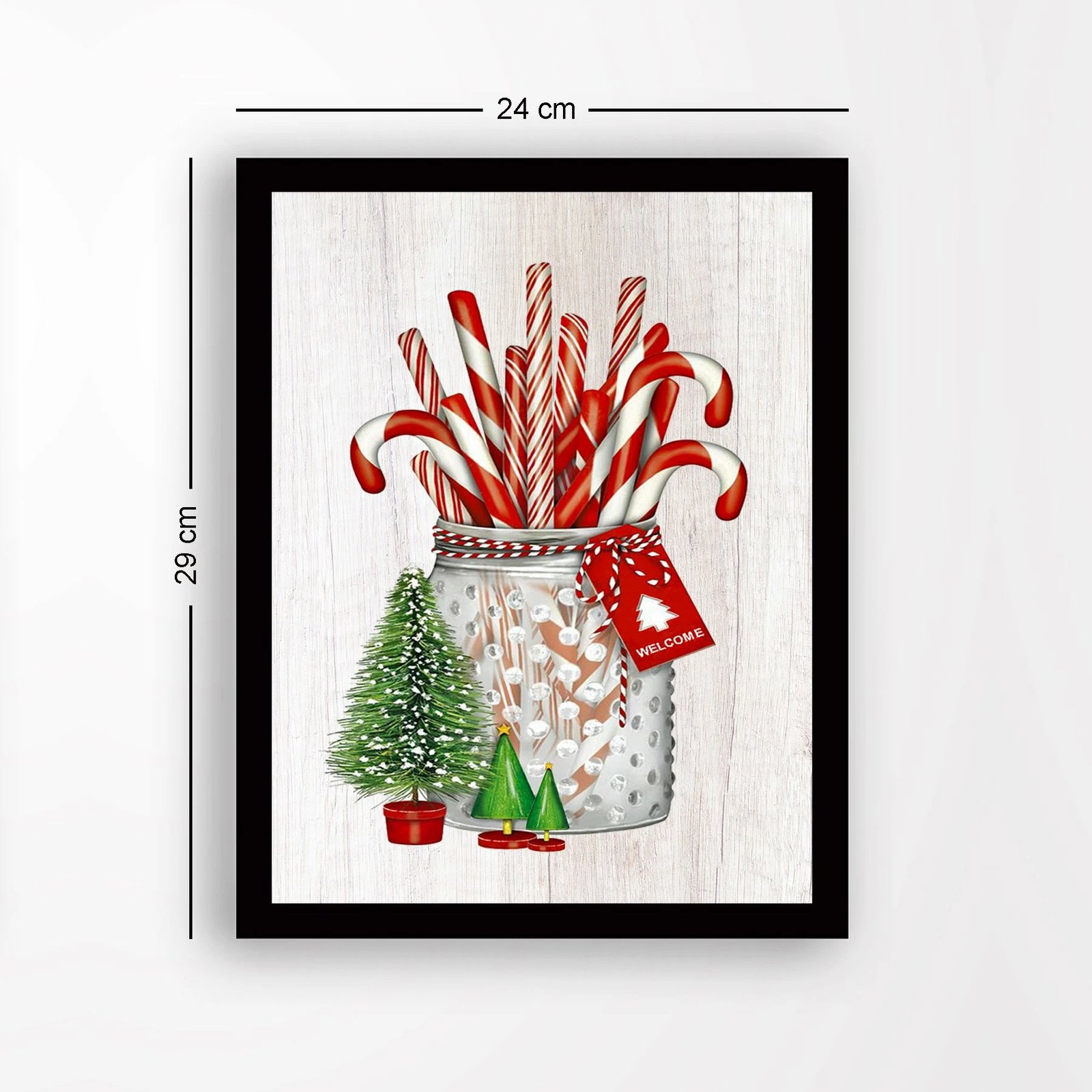 Pikturë dekorative me kornizë, MDF, shumëngjyrëshe, Wallity, SC7436501193171