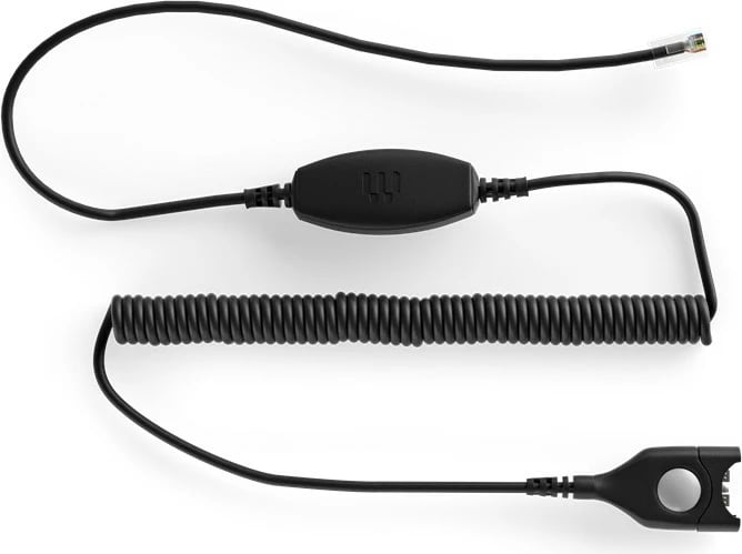 Kabllo telefoni EPOS CAVA31, për kufje biznesi, e zezë