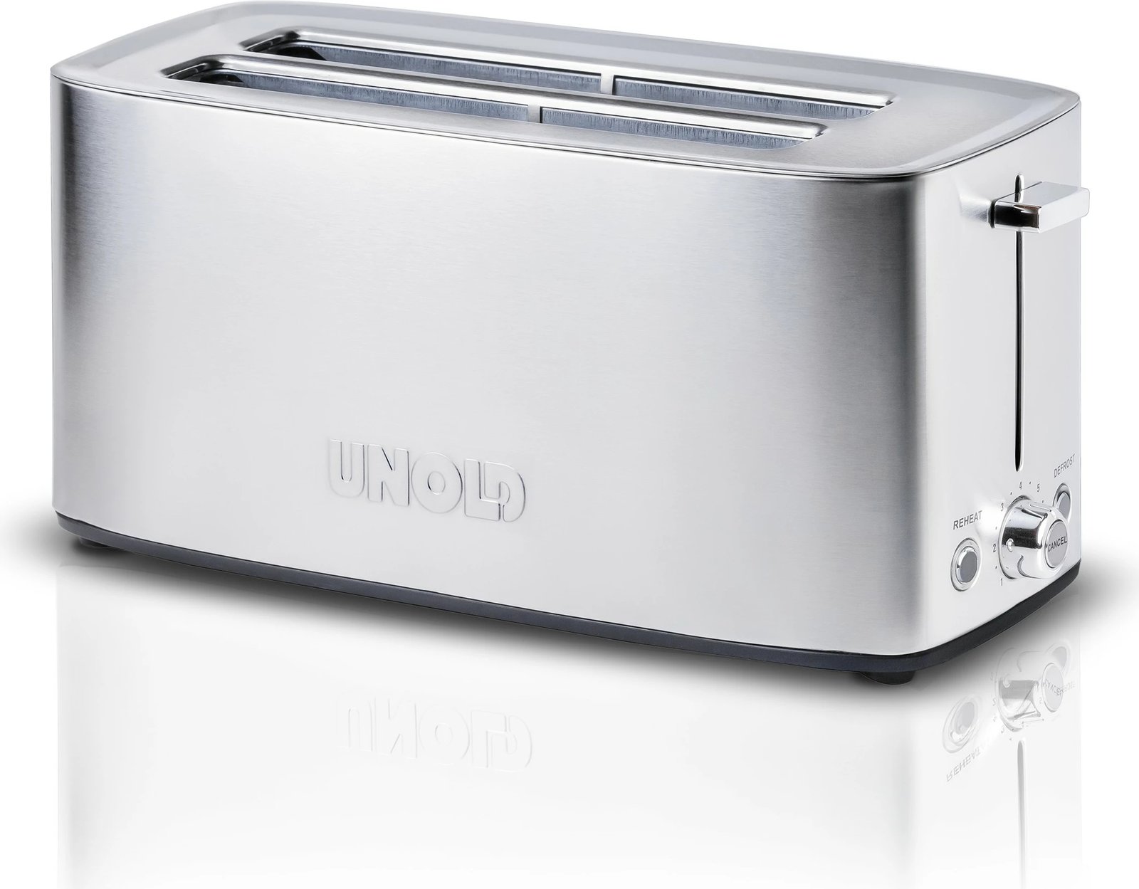Toaster UNOLD Tom 38266, 4 feta, Inox, 1200 W, E zezë