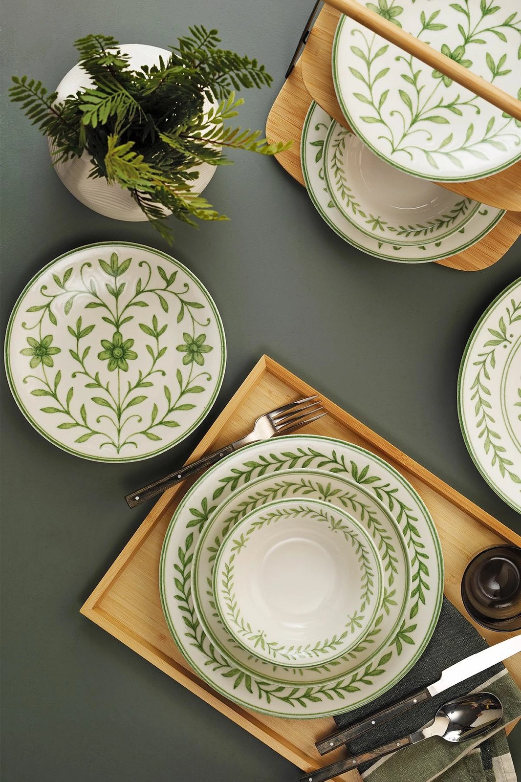 Set enësh për drekë (24 copë), Hermia Concept, NNBNZG24Y2A8801129