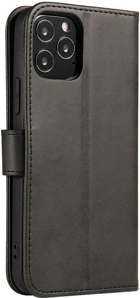 Mbështjellës Hurtel Magnet Case për OnePlus Nord N20 5G, me kapak dhe funksion stand, i zi