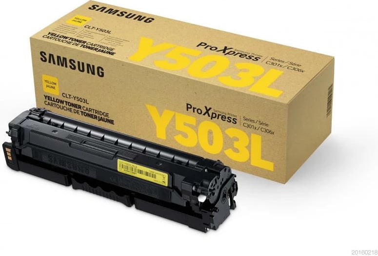Toner, Samsung, CLT-Y503L (SU491A), rendiment 5000 faqe, e verdhë