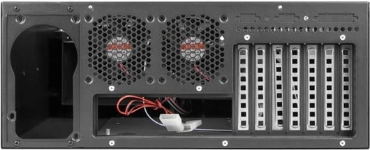 Kasë serveri Lanberg SC01-4504-10B, 19", 4U, ATX/Micro ATX/Mini ITX, 9 vende, e zezë