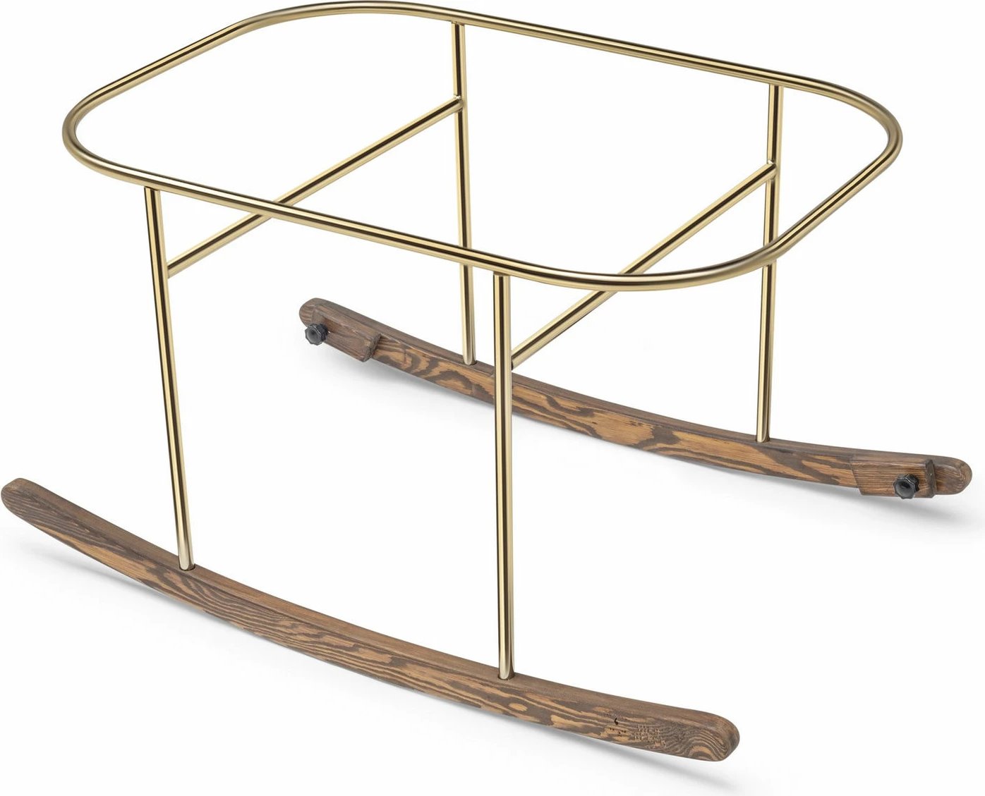 Djep për fëmijë, Skye Decor, metal i zi dhe ari