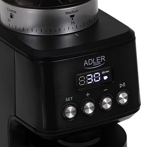 Bluarëse kafe, Adler AD 4300, 31 nivele bluarjeje, hinkë 300 g, 180W Bluarëse kafe, Adler AD 4300, 31 nivele bluarjeje, hinkë 300 g, 180W