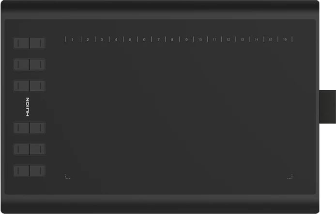 Tablet grafik Huion H1060P, 254 x 158.8 mm, 8192 nivele presioni, i zi