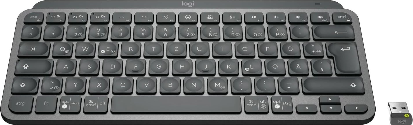 Tastierë Logitech MX Keys MINI for Business, QWERTZ, wireless, LED, grafit