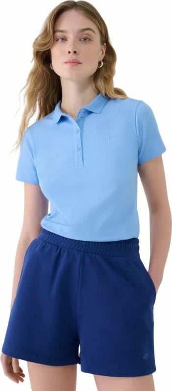 Maicë polo 4F femra, kaltër