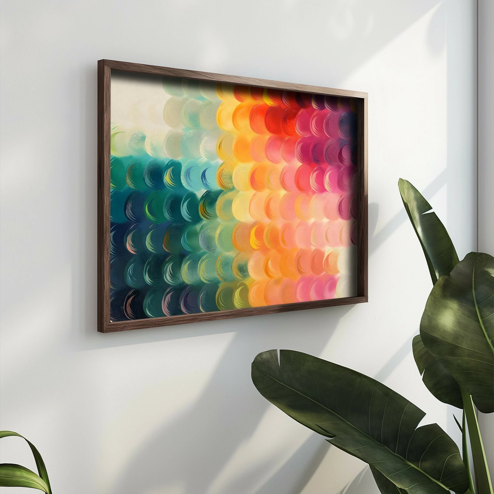 Pikturë dekorative me kornizë MDF, shumëngjyrëshe, GE249-L