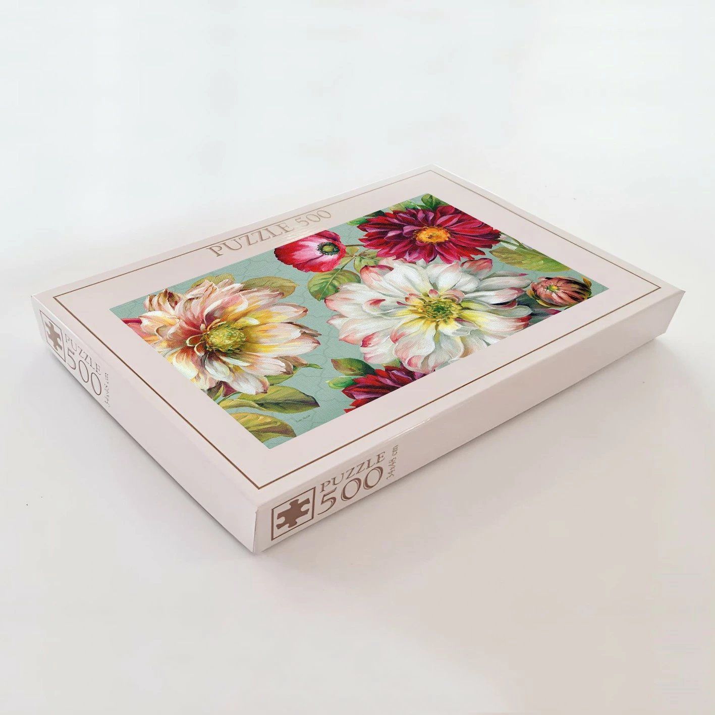 Puzzle me 500 copa, lule shumëngjyrëshe, Evila Originals, PZL_074_500