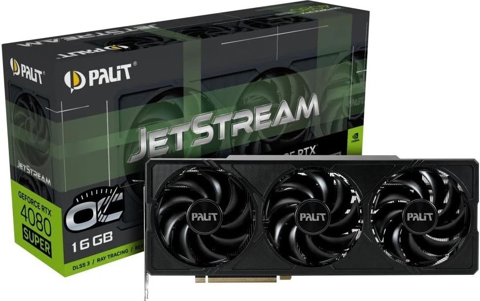 Kartë Grafike Palit GeForce RTX 4080 SUPER JetStream OC 16GB GDDR6X DLSS 3