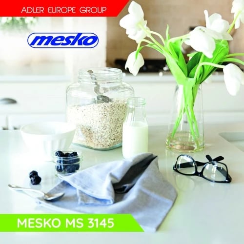 Peshore kuzhine, Adler MS 3145, 5kg/5000ml, ndarje 1g, ekran LCD me ndriçim, gri