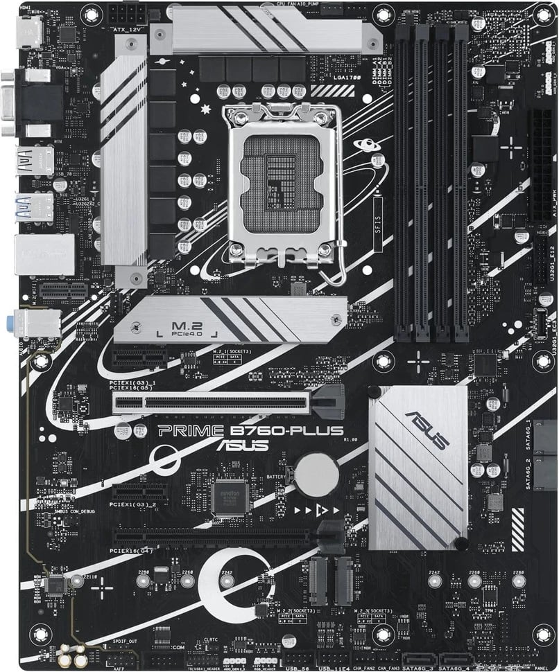 Pllakë amë ASUS PRIME B760-PLUS, Intel B760, LGA 1700, ATX
