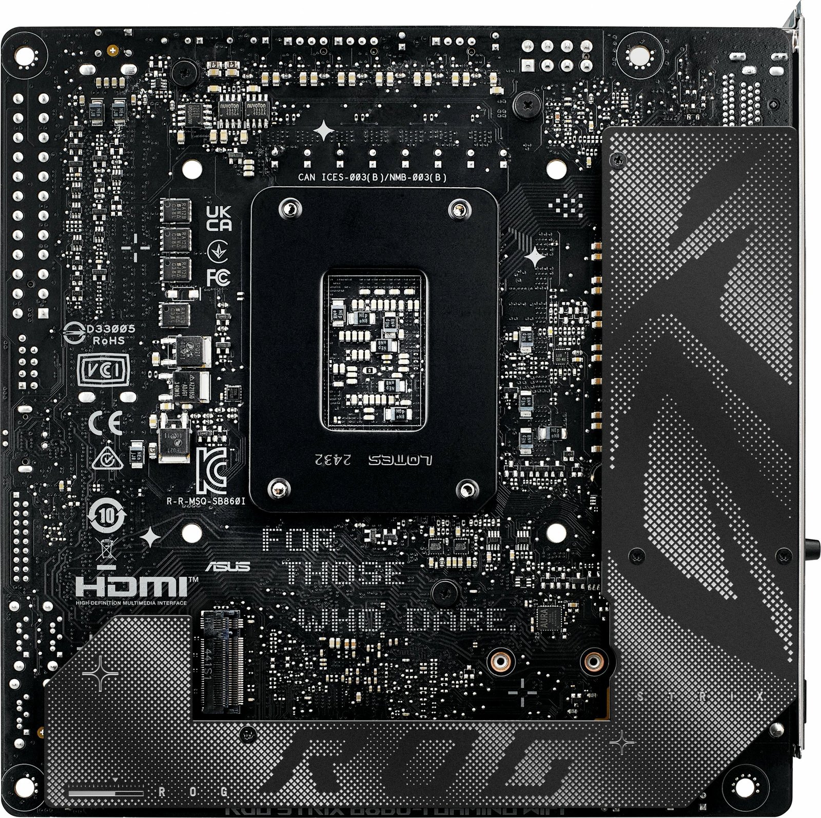 Pllakë amë ASUS ROG STRIX B860-I GAMING WIFI, LGA1851, mini ITX